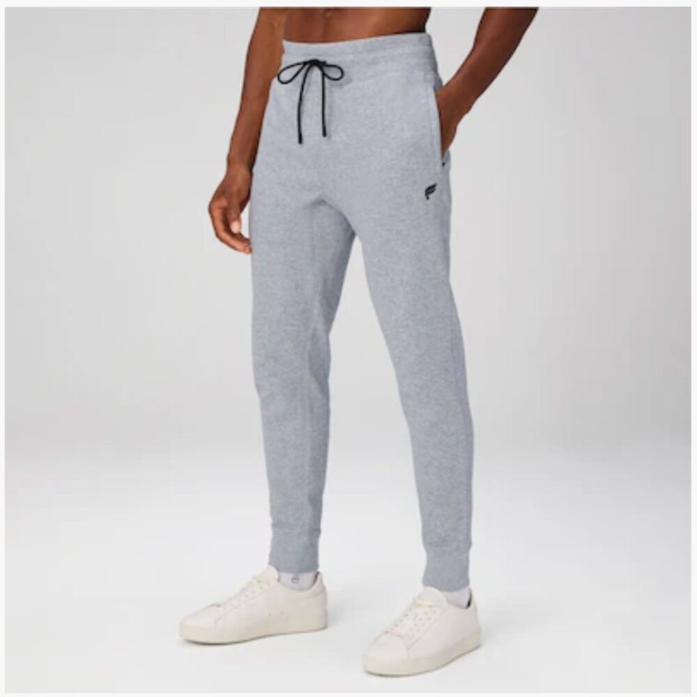 Fabletics Men's Light Gray Jogger Sweatpants